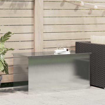 vidaXL Tuinkussens opbergdoos Gegalvaniseerd staal 100 x, Verzenden, Nieuw