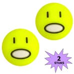 Fako Bijoux - Tennisdemper - Emoji - Geschrokken - 2 Stuks, Verzenden