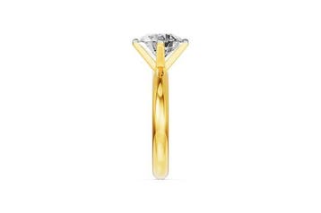 Ring - 14 karaat Geel goud - 2.50ct. tw. Diamant (Lab-grown)