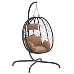 Hangstoel poly rattan | Tweede kansje | OP = OP, Tuin en Terras, Verzenden, Zo goed als nieuw, Rotan, Stoel