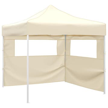 vidaXL Partytent 291 x 291 x 315 cm Crèmekleurig Oxford Stof, Verzenden, Nieuw