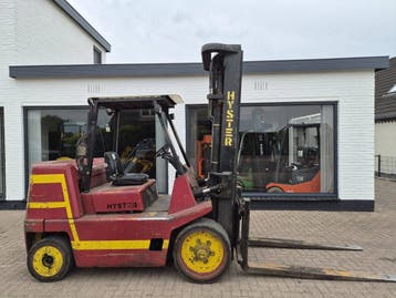 Veiling: Heftruck Hyster Diesel, Ophalen