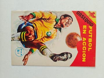 1982 Agencia Reyauca Fútbol en Acción Pelé Originele