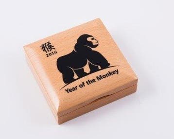 Mongolië. 500 Togrog 2016 - Year of the Monkey - High Relief