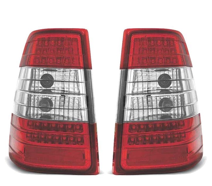 FEUX ARRIÈRE MERCEDES CLASSE E W124 85-95 ESTATE LED ROUGE C, Autos : Pièces & Accessoires, Éclairage, Envoi