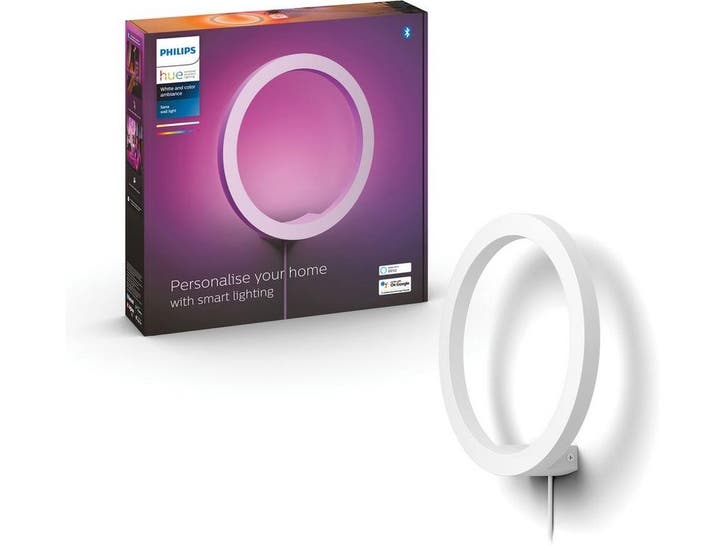 Philips Hue Sana - Wandlamp - White and Color Ambiance - 20W, Maison & Meubles, Lampes | Appliques, Envoi