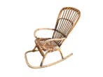 Chaise à bascule - Fauteuil à bascule - Bambou