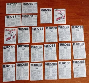 Panini - Euro 88 - England - 24 sticker, Verzamelen, Nieuw