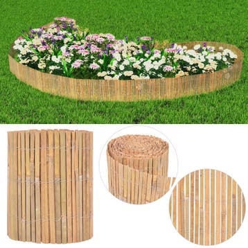 vidaXL Scherm 1000x30 cm bamboe, Verzenden, Nieuw