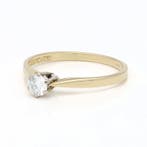 Bague - 14 carats Or jaune Diamant (Naturelle)