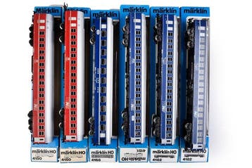 Märklin H0 - 4150 - 4151 - 4168 - 4182 - Autorail (6) - SBB,