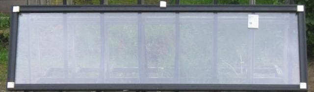 aluminium raam , chassis , venster 255 x 76 / 76 x 255 zwart, Doe-het-zelf en Bouw, Raamkozijnen en Schuifdeuren, Inclusief glas