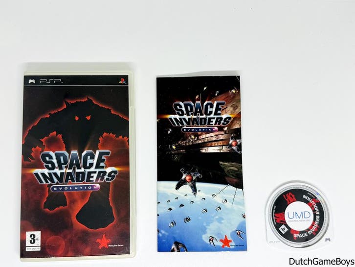 PSP - Space Invaders - Evolution - English, Games en Spelcomputers, Spelcomputers | Sony PSP, Gebruikt, Verzenden