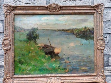 Simon Adrianus van Honstede (1903-1990) - Landschap met, Antiek en Kunst, Kunst | Schilderijen | Klassiek