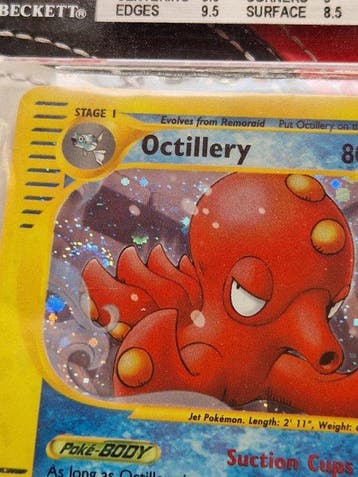 Pokémon - 1 Graded card - Octillery H20 Foil - Beckett 9 -