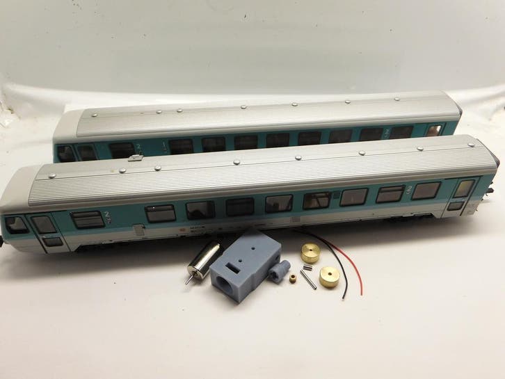 micromotor HR044C ombouwset Roco H0 BR 628 (DB, CFL), VT 71, Hobby & Loisirs créatifs, Trains miniatures | HO, Envoi