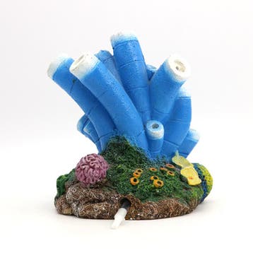 Kunstkoraal met luchtaansluiting 15cm / Aquariumdecoratie As, Verzenden, Gevuld zeewateraquarium