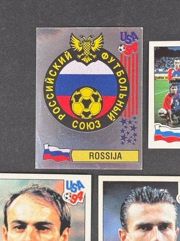 1994 Panini USA 94 World Cup, Russia: complete team #111/129, Nieuw