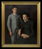 Norwegian School (c. 1900) - A Family of Two