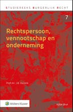 Rechtspersoon, vennootschap en onderneming / Studiereeks, Boeken, Verzenden, Gelezen, J.B. Huizink