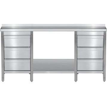 Werktafel | RVS | Laden (Links/Rechts) | Bodemschap |, Verzenden
