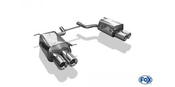 FOX Mercedes SLK type 171 - 4/6 cilinder einddemper rechts/l, Auto-onderdelen, Uitlaatsystemen, Verzenden, Nieuw