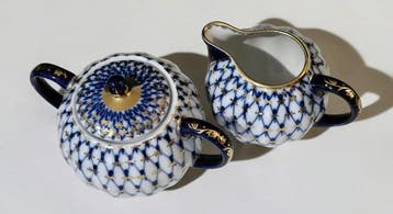 Lomonosov - Ensemble sucre et crème (2) - Cobalt Net -