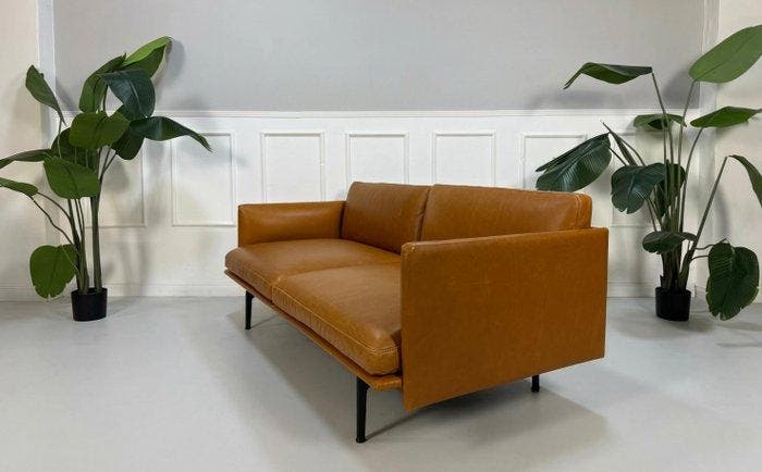 Muuto - Sofa - Schets - Leder, Antiquités & Art, Art | Objets design