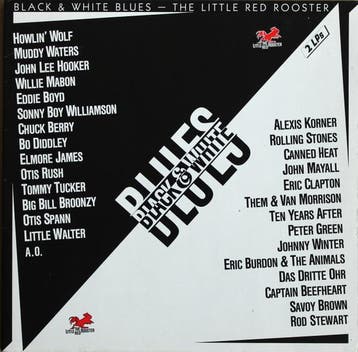 Various - Black & White Blues - The Little Red Rooster (LP, Verzenden, Gebruikt