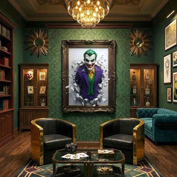 AT9 - Joker : LEvasione Dal Quadro - Canvas 80x60 - 2/10