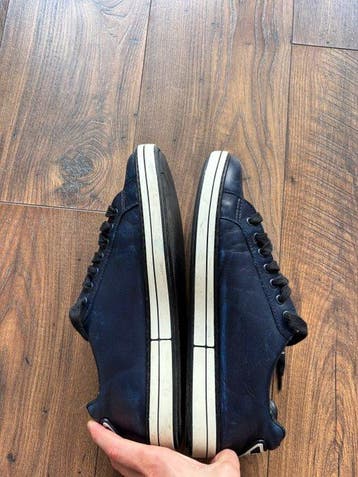 Prada - Prada Milano logo sneakers - Sneakers - Maat: EU 44, Nieuw