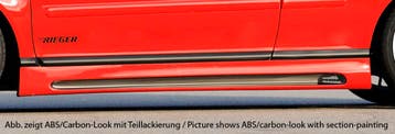 Rieger side skirt | Golf 4: 10.97-03 - 3-drs., 5-drs., Combi, Auto-onderdelen, Verzenden, Nieuw, Volkswagen