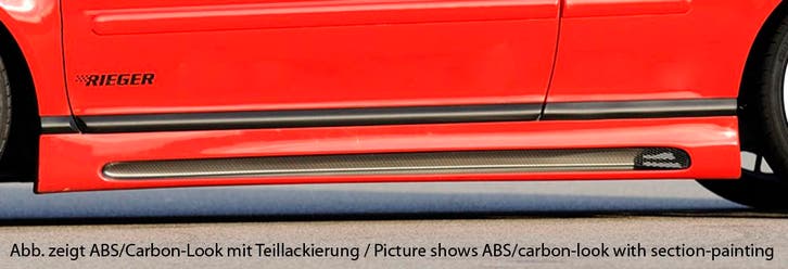 Rieger side skirt | Golf 4: 10.97-03 - 3-drs., 5-drs., Combi, Auto-onderdelen, Carrosserie, Nieuw, Volkswagen, Verzenden