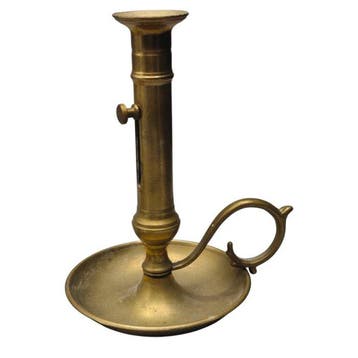 French Antique Chamber Candlesticks - Kaarsenhouder -