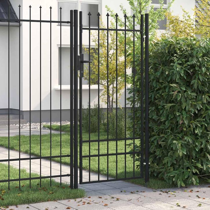 vidaXL Hekpoort BOXTEL enkele deur met puntige bovenkant, Jardin & Terrasse, Portes de jardin, Envoi