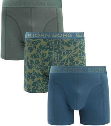Bjorn Borg Boxers 3Pack Stretch Groen maat L Heren, Kleding | Heren, Ondergoed, Verzenden, Bjorn Borg, Boxer