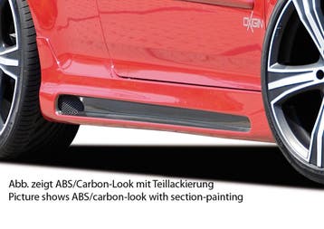 Rieger side skirt | Golf 5 - 3-drs., GTI, R32 | l stuk carbo, Verzenden, Nieuw, Volkswagen