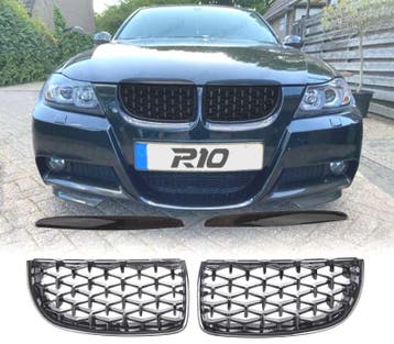 CALANDRES BMW E90 E91 05-08 DIAMANT NOIR, Verzenden