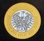 Duitsland. Medal Willy Brandt 1989 , plata 999, bañada en