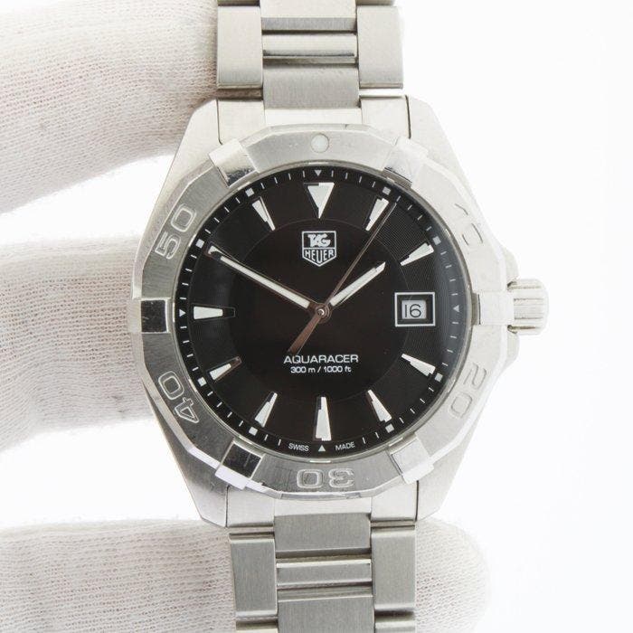 TAG Heuer - Aquaracer 300M - WAY1110 - Heren - 2015, Handtassen en Accessoires, Horloges | Antiek