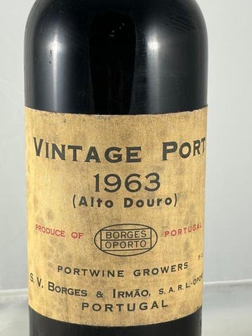 1963 Borges - Vintage Port - Douro - 1 Bouteille (0,75 l)