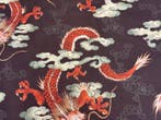 Het Keizerlijke Draak tussen de Wolken - Meubelstof - 3 m -