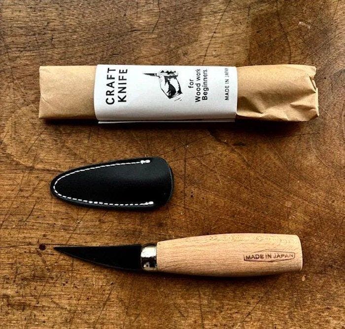 Urban Ole Eco Park - Beker (2) - Wood Cup Kit + Craft Knife, Antiek en Kunst, Kunst | Designobjecten