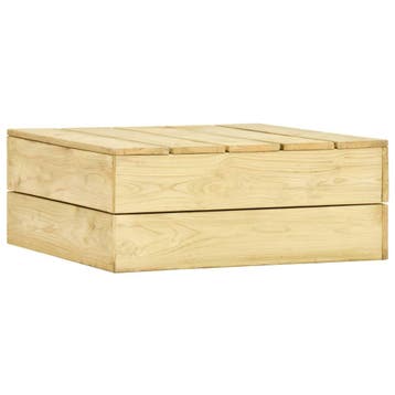 vidaXL Tuintafel 75x75x31 cm geïmpregneerd grenenhout, Tuin en Terras, Tuintafels, Verzenden, Nieuw