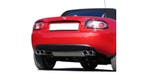 FOX Mazda MX5 type NC einddemper uitgang rechts/links - 2x76, Autos : Pièces & Accessoires, Systèmes d'échappement, Verzenden