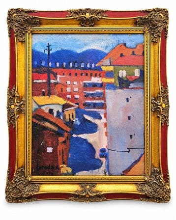 Post Fauvist School (XX) - Colorful Urban Landscape