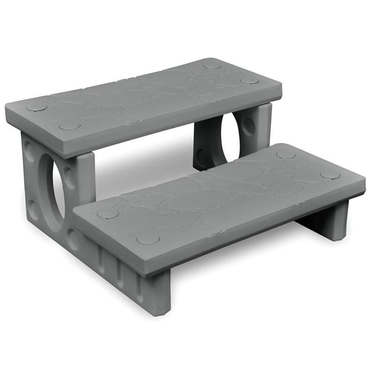 vidaXL Spatrap grijs, Jardin & Terrasse, Piscines, Envoi