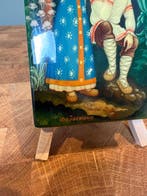 Fedoskino lacquer box - E. Uvarova - Doos - Papier-maché