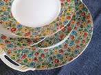 Richard Ginori - Service à dessert (7) - Porcelaine, Or -