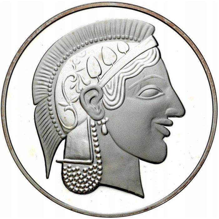 Griekenland. Medal (ND) Dekadrachm Athena, 469 BC, replica,, Timbres & Monnaies, Monnaies | Europe | Monnaies non-euro